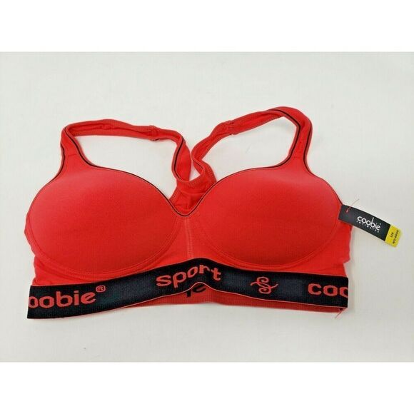 COOBIE SPORTS BRA STYLE 6899 SIZE 32B RED NEW WITH TAGS - Picture 2 of 4